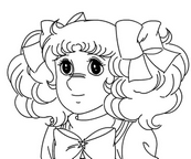 coloriage candy portrait